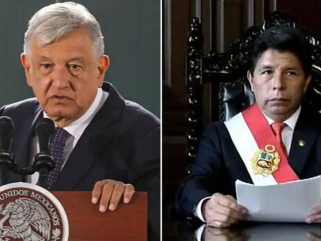 Presidente de México confirma que Pedro Castillo lo llamó para solicitar asilo político