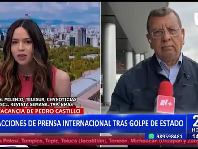 Pedro Castillo: Así informaron medios internacionales sobre Golpe de Estado