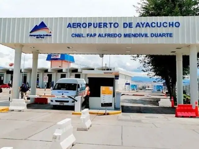 Ayacucho: aeropuerto Alfredo Mendívil Duarte reanudará sus operaciones hoy 12 de enero