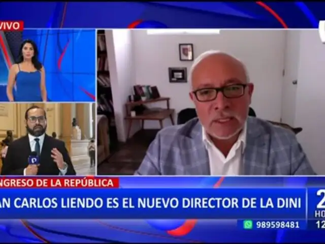Perú Libre cuestiona designación de Juan Carlos Liendo como nuevo jefe de la DINI