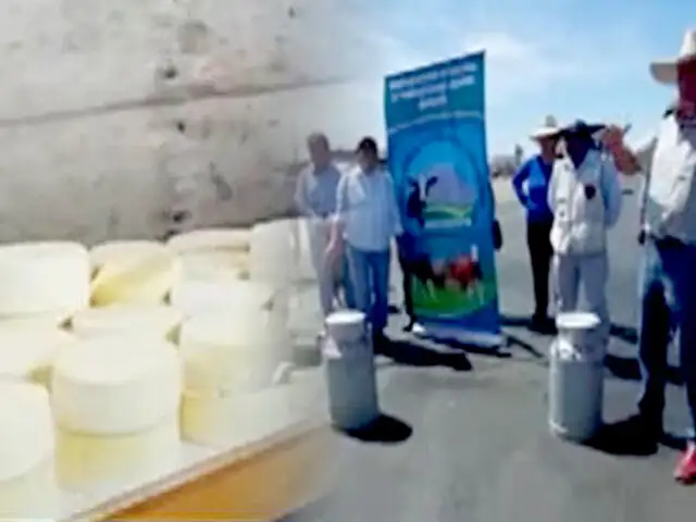 Pérdidas superan los S/10 mil diarios: ganaderos rematan leche a S/1 y quesos a S/7