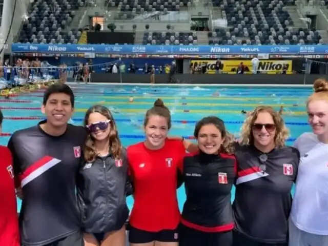 ¡Arriba Perú! Delegación peruana de natación batió 11 récords en el Mundial de Melbourne 2022