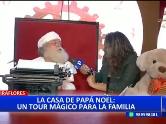 Un tour mágico para la familia: Conoce la casa de Papa Noel en Miraflores