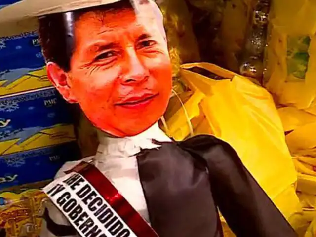 Piñata de Pedro Castillo con su frase “He decidido disolver el Congreso” es la más solicitada