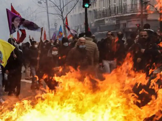 Francia: violentos disturbios durante multitudinaria marcha por balacera ejecutada por motivos racistas