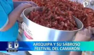 El tradicional festival del Camarón, Pisco y Vino en Arequipa