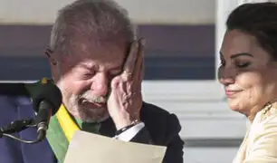 Lula rompe a llorar en su primer discurso y esta fue la razón