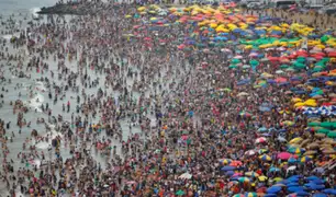 Playas de Lima abarrotadas por celebraciones del Año Nuevo 2023
