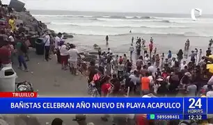 Trujillo: bañistas acuden masivamente a la única playa saludable de la ciudad