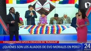Evo Morales apoya a regiones del sur del Perú para integrarse a Runasur