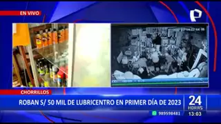 Chorrillos: Delincuentes ingresan a Lubricentro y se roban 50 mil soles