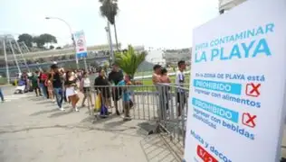 Municipio de Chorrillos prohíbe ingresar alimentos a playa Agua Dulce