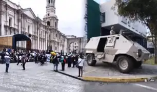Arequipa: así inició el primer día de protestas en el sur