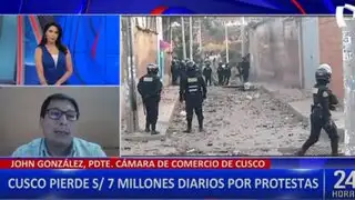 Cusco: hoteles han perdido reservas turísticas debido a protestas, según John González
