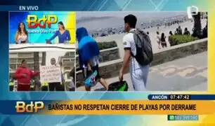Ancón: Alcalde pide pronunciamiento de Digesa sobre apertura de playas tras derrame de petróleo