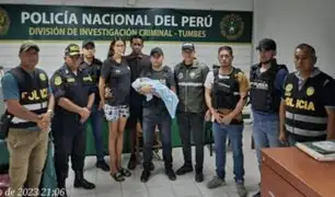 Tumbes: hallan en Zarumilla a bebé de cinco días que fue robado en Ecuador