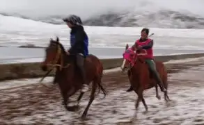 Junín: realizan carrera de caballos a más de 4 mil metros sobre el nivel del mar
