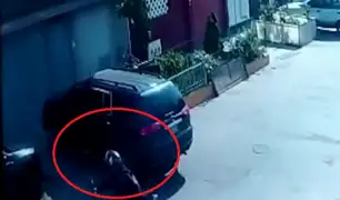 Comas: delincuentes asaltan a mujer que estaba en su vehículo en la puerta de su casa