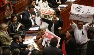 Voto de confianza: legisladores de izquierda trataron de impedir presentación del Gabinete Otárola