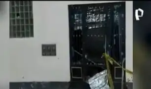 Andahuaylas: turba de 30 sujetos ponen explosivo en puerta de sede de Poder Judicial
