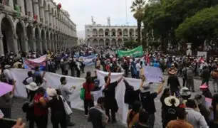 Protestas en Arequipa: anuncian movilización masiva hasta el centro de la Ciudad Blanca