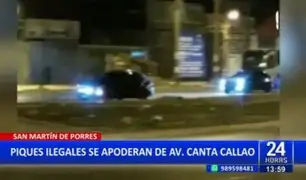 SMP: Vecinos denuncian piques ilegales en avenida Canta Callao