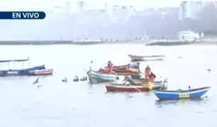 Chorrillos: pescadores artesanales vuelven al mar tras afirmar que oleaje anómalo "ha disminuido"