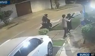 En medio de balazos: padre e hijo se resisten a robo y se enfrentan a ladrones armados en Surco