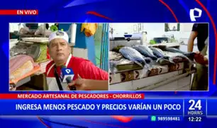 Terminal Pesquero de Chorrillos: ingresa menos pescado y precios aumentan ligeramente
