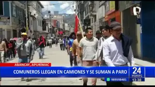 Comuneros de Apurímac y Abancay se suman a las protestas