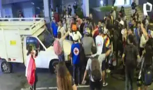 Así se vivió las manifestaciones en Lima tras la llegada de protestantes
