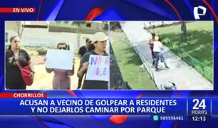 Chorrillos: denuncian a hombre por golpear a vecinos y amenazarlos por ingresar a parque