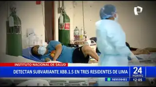 INS: Detectan nueva subvariante de Covid-19 en tres residentes de Lima