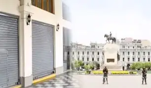 Plaza San Martín: negocios deben cerrar puertas ante anuncios de protestas