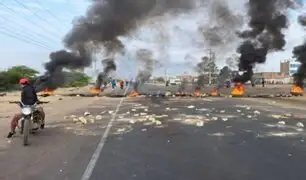 Manifestantes vuelven a bloquear Panamericana Norte en Virú: reportan 8 heridos y 2 fallecidos