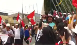 Toma de Lima: se inicia movilización de manifestantes que estaban en la UNMSM