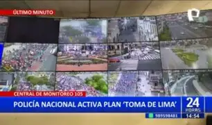 PNP activa plan "Toma de Lima" para evitar actos de violencia durante protestas
