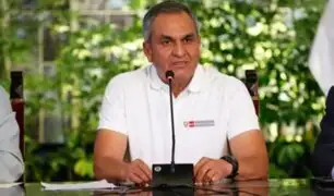 Ministro Vicente Romero: "Se pretende chantajear al Gobierno de turno mediante la violencia"