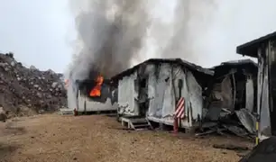 Apurímac: vándalos incendia unidades mineras de la empresa Anabi