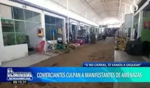 Convulsión social en el Perú: comerciantes cierran sus negocios frente a amenazas de saqueos