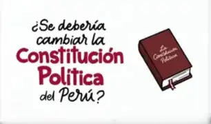 ¿Se debería cambiar la Constitución Política del Perú? Esto dice el IPE