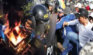La toma de Lima: imágenes inéditas de las protesta y ataques que degeneraron en violencia