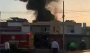 San Isidro: incendio se desató en oficina del Ministerio del Ambiente