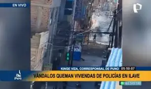 Protestas en Puno: manifestantes intentan quemar vivienda de suboficial de comisaría de Ilave