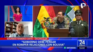 Excanciller, Ferrero Costa: “Hemos tenido mucha paciencia con Bolivia”