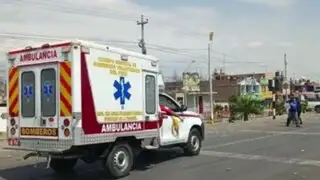 Ica: ambulancia de los bomberos fue apedreada por manifestantes