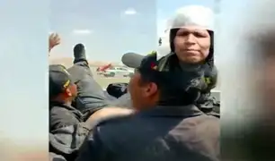 Ica: policía resulta gravemente herido tras ser atacado por los manifestantes