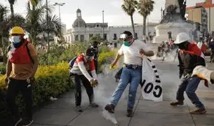Protestas en Lima: pasajeros del Metropolitano fueron afectados por el humo de bombas lacrimógenas