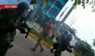 Puerto Maldonado: escuadrón policial rescata a agente secuestrado por vándalos