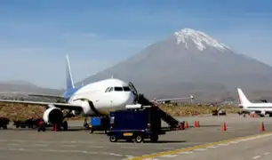 MTC informa que a partir de hoy aeropuerto de Arequipa operará de 06:00 a 18:00 horas